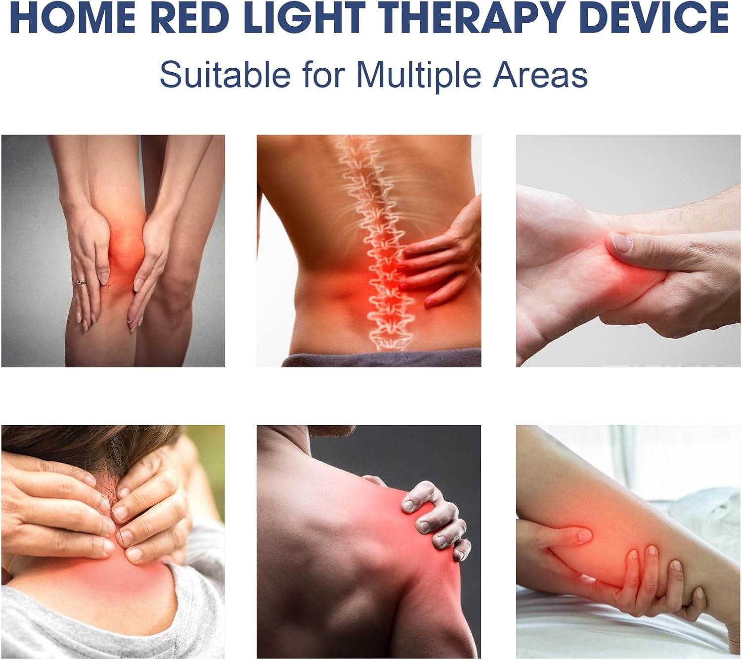 Red Light Therapy Massager Stick, Effective Infrared and near Infrared Light Therapy Treatment Device, Red Light Device for Body, Rolling Massage Stick with Red Light Therapy for Body, Gold