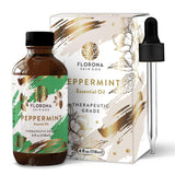 Peppermint Essential Oil 100% Pure & Natural - 4 Fl Oz, Hair & Skin Care, Diffuser Aromatherapy, Soap Making, Candle Making