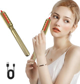 Red Light Therapy Massager Stick, Effective Infrared and near Infrared Light Therapy Treatment Device, Red Light Device for Body, Rolling Massage Stick with Red Light Therapy for Body, Gold