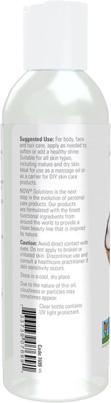 Solutions, Liquid Coconut Oil, Light and Nourishing, Promotes Healthy-Looking Skin and Hair, 4-Ounce