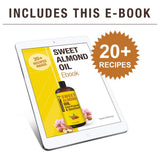 , Pure Cold Pressed Sweet Almond Oil - Big 32 Fl Oz Bottle - Unrefined &100% Natural - for Skin & Hair, with No Added Ingredients - Perfect Carrier Oil for Essential Oils