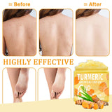 Turmeric Body Scrub,Deep Cleansing Exfoliating Scrub for Body,Hand and Foot,Moisturizing Face Body Scrub Skincare for Women and Men,12.3 Oz