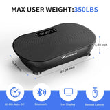 Merach Vibration Plate Exercise Machine, Compact Design with Lymphatic Drainage, High Frequency for Low Impact Full Body Workout, 400Lbs Capacity for Home Gym Workout Equipment Summervibes
