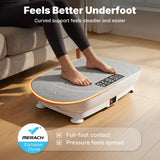 Merach Vibration Plate Exercise Machine, Compact Design with Lymphatic Drainage, High Frequency for Low Impact Full Body Workout, 400Lbs Capacity for Home Gym Workout Equipment Summervibes