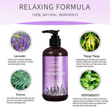 Lavender Massage Oil for Calming, Soothing and Relaxing Muscles Massage Oil for Massage Ideal Body Oil for Skin Moisturizing for Men and Women