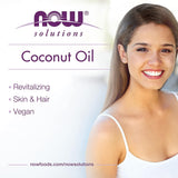 Solutions, Liquid Coconut Oil, Light and Nourishing, Promotes Healthy-Looking Skin and Hair, 4-Ounce