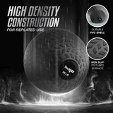 Slam Balls, 10-40Lb Weighted Ball Weight, Durable PVC Sand Filled Workout Dynamic Slam Ball for Core Strengthen