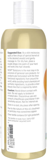 Solutions, Apricot Kernel Oil, Hair Moisturizer, Rejuvenating Skin Oil, Softens Fine Lines, 16-Ounce