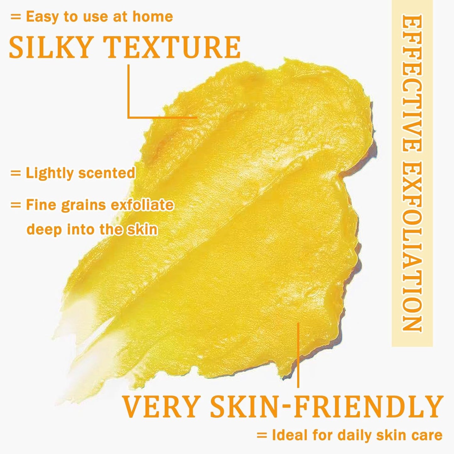 Turmeric Body Scrub,Deep Cleansing Exfoliating Scrub for Body,Hand and Foot,Moisturizing Face Body Scrub Skincare for Women and Men,12.3 Oz