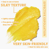Turmeric Body Scrub,Deep Cleansing Exfoliating Scrub for Body,Hand and Foot,Moisturizing Face Body Scrub Skincare for Women and Men,12.3 Oz