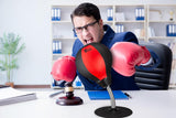 Stress Buster Desktop Punching Bag - Suctions to Your Desk, White Elephant Gifts for Coworker Men and Women, Heavy Duty Stress Relief Ball, Gag Gifts Funny Desk Accessories