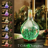 3D Essential Oil Diffuser Cool Mist Humidifier Ultrasonic Aromatherapy Diffuser,150Ml Last 6H,Auto Shut-Off,Air Refresh,Decoration for Home,Office,Yoga,Baby,Sleep