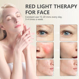Red Light Therapy Device with Base, 660Nm Red Light & 850Nm &940Nm near Infrared Therapy Lamp with Timer, for Body at Home
